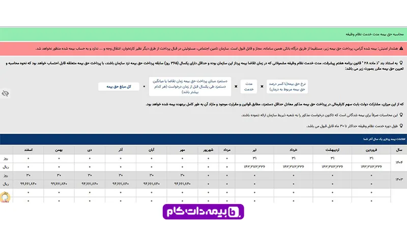 خرید بیمه سربازی از سامانه تامین اجتماعی