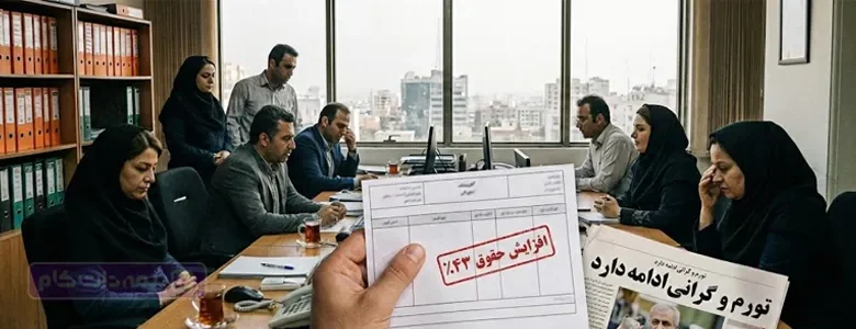 افزایش حقوق کارمندان در سال 1405