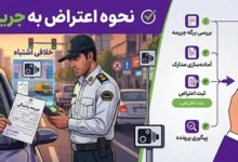 نحوه اعتراض به جریمه رانندگی